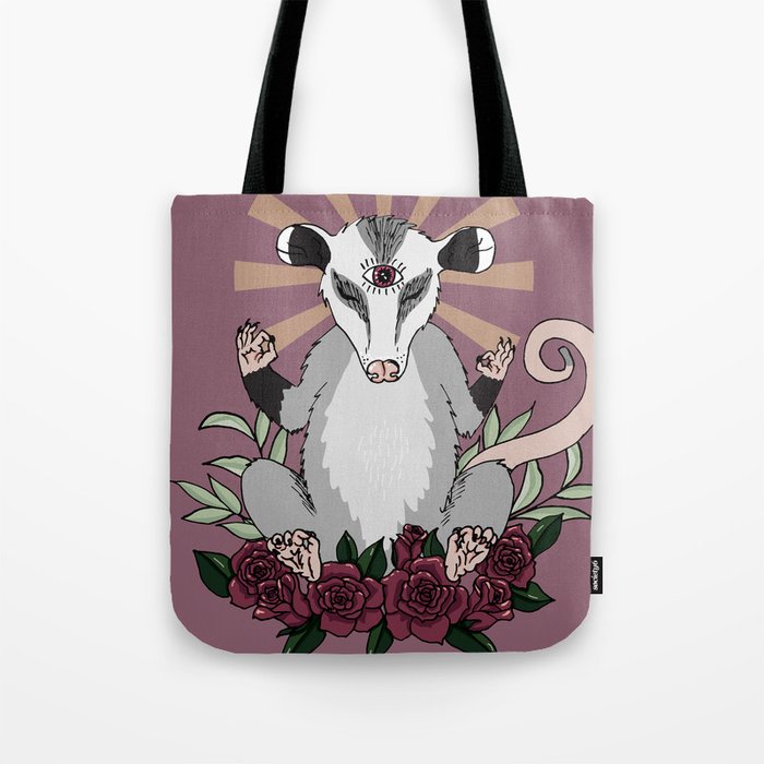 OM possum - radiates chill Tote Bag