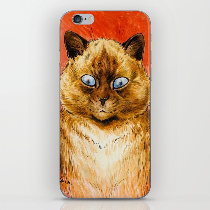 The Bully by Louis Wain iPhone Skin