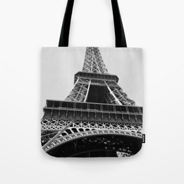 Eiffel Tower // Looking up at the World's Most Famous Monument in Paris France Classic Photograph Tote Bag