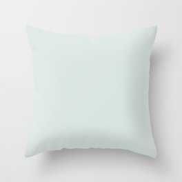 NOW SPA BLUE solid color! Throw Pillow