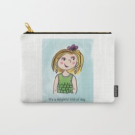 Delightful Girl Carry-All Pouch