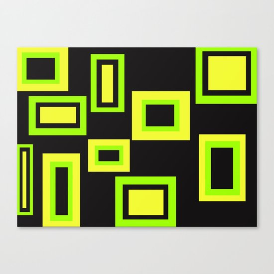 Abstract squares Canvas Print