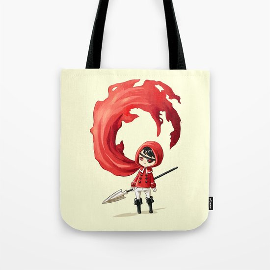 Red Cape Tote Bag