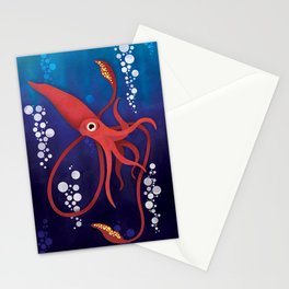 Giant Squid  Stationery Cards