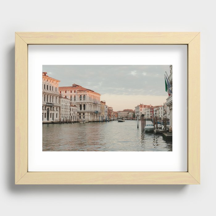 Venice Sunrise Recessed Framed Print