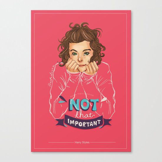 Not That Important Canvas Print