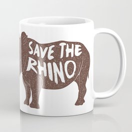 SAVE THE RHINO Coffee Mug