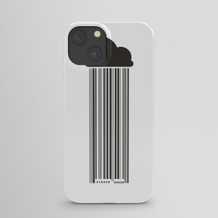 Barcode Rain iPhone Case