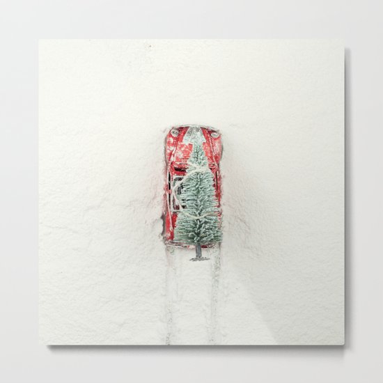 Christmas Eve in a hurry Metal Print