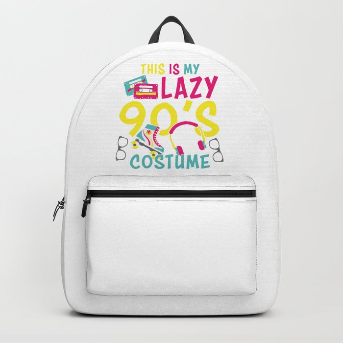 This Is My Lazy 90s Costume Backpack