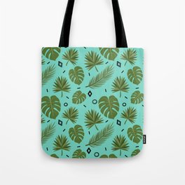 Turquoise tropical vibes Tote Bag