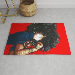 Naturally the Riverter RED Area & Throw Rug
