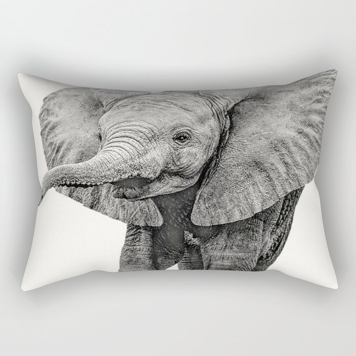 Charming Baby Elephant4298653 Rectangular Pillow