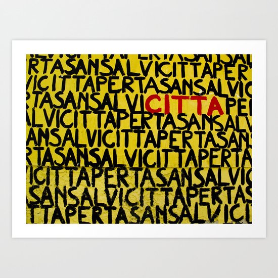 Citta Art Print
