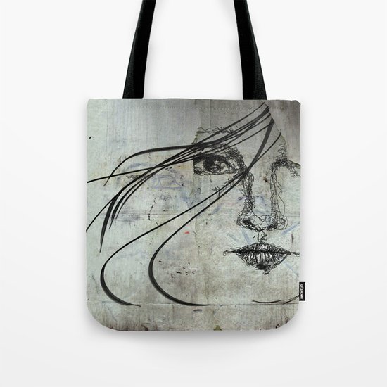 sketched portrait Tote Bag