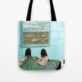 COUNT SHEEP by Beth Hoeckel Tote Bag