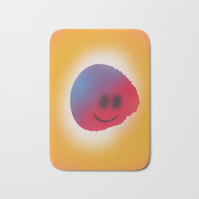 Blob smiley the sun Bath Mat