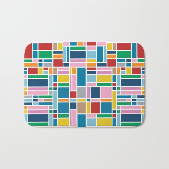 Stained Glass W Bath Mat