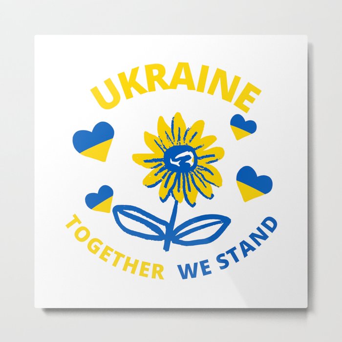 Ukraine Flower of hope Metal Print