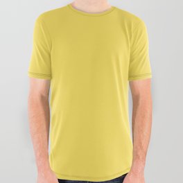 Potato Chip Yellow All Over Graphic Tee