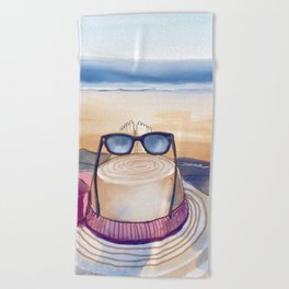 Summer beach  Beach Towel