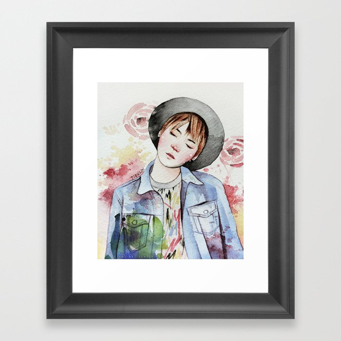 the age of blossoms Framed Art Print