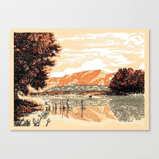 The Lake Canvas Print