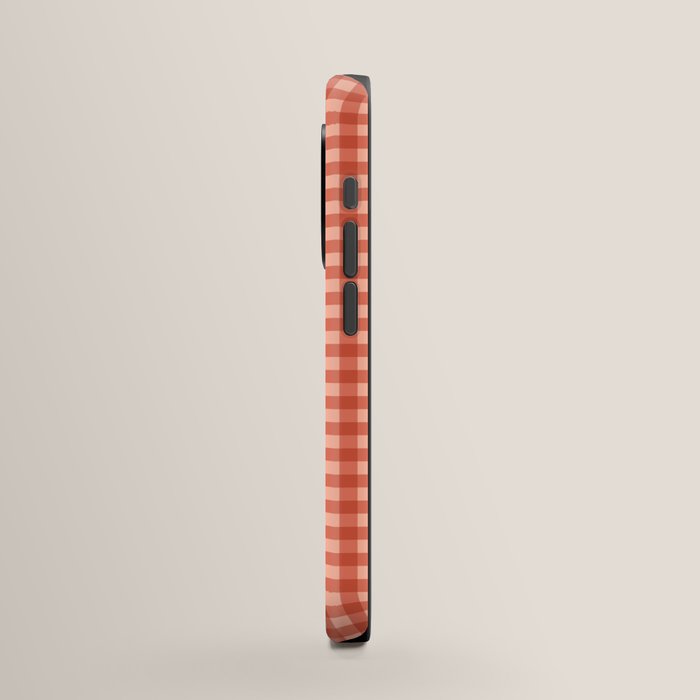 Gingham Plaid Pattern - Strawberry Red
