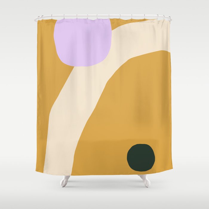 Sierra I - Bold Abstract Shower Curtain