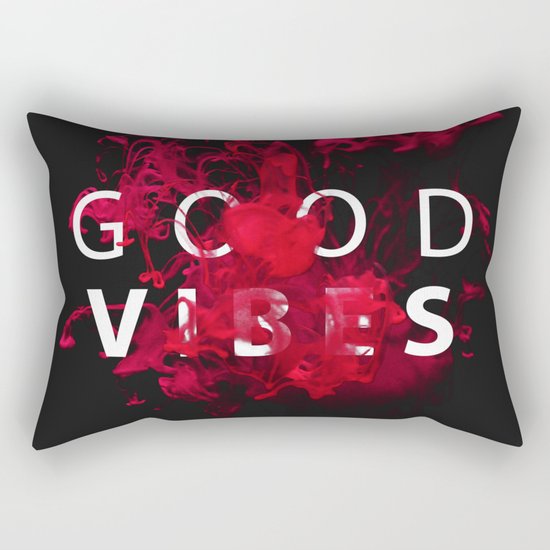 Good Vibes #buyart #lifestyle Rectangular Pillow