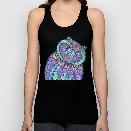 Spring Owl Unisex Tank Top