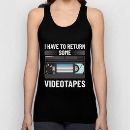 VHS Player Videotape Video Cassette Tape Recorder Unisex Tank Top