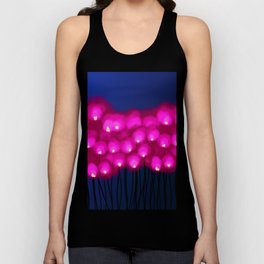 Pink fowers Tank Top