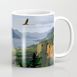 The Columbia River Gorge BRIGHTER! Coffee Mug