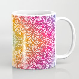 rainbow aura mandala Coffee Mug