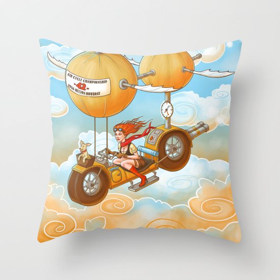 Air Cycle Championship 1916 Throw Pillow