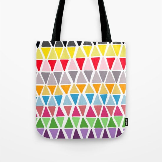 triangle pattern Tote Bag