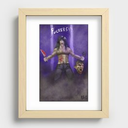 Fuckers!!! Recessed Framed Print