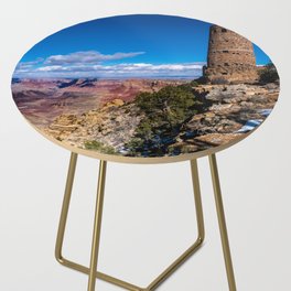 Desert View Watchtower Panorama Side Table