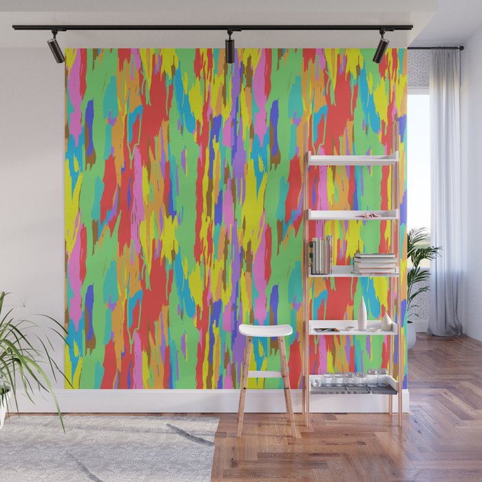 Rainbow Eucalyptus Tree Bark No 1 Wall Mural By Elliottdesignfactory
