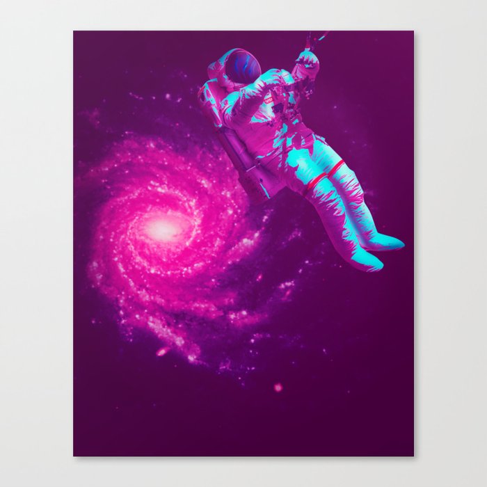 Lonely Astro Canvas Print