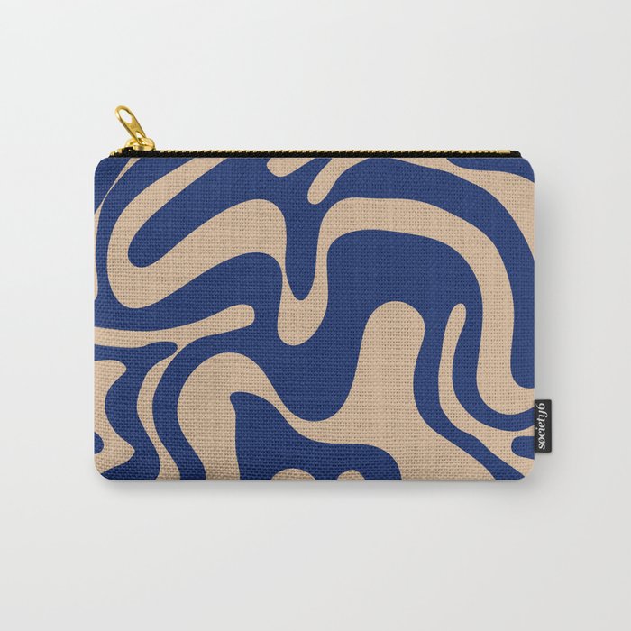 20 Abstract Swirl Shapes 220711 Valourine Digital Design Carry-All Pouch