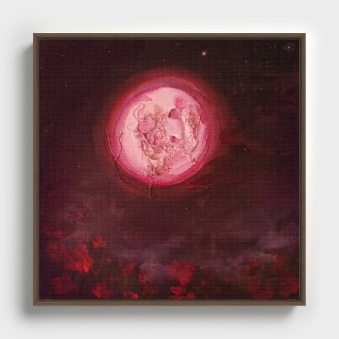 Blood Moon  Framed Canvas
