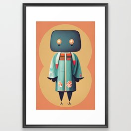 Kimono Bot Returns Framed Art Print