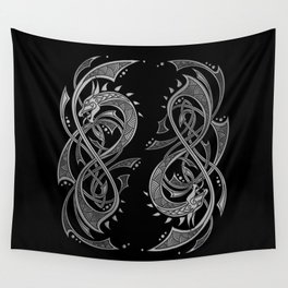 Nordic Dragon Wall Tapestry