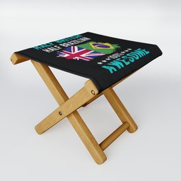 Half British Half Brazilian Folding Stool