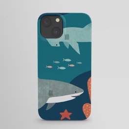 Silly Sharks iPhone Case