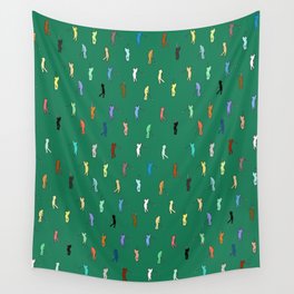 Retro Golf Pattern Wall Tapestry