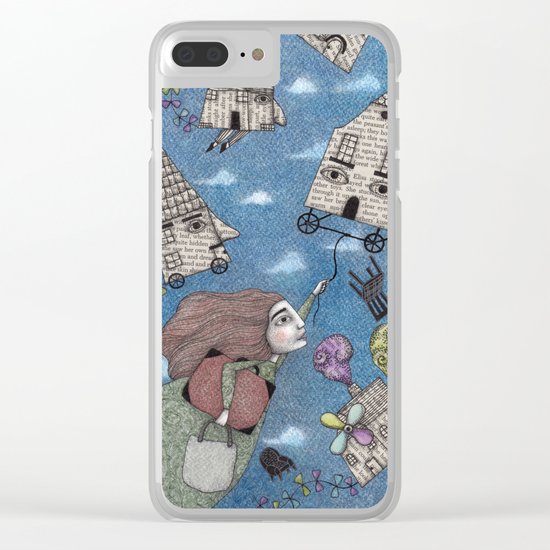 Moving Day Clear iPhone Case