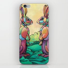 A Pair of Hares iPhone Skin